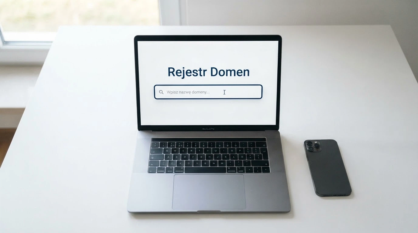 Zrzut ekranu strony hazard.mf.gov.pl — wyszukiwarka Rejestru Domen z widocznym polem na adres URL