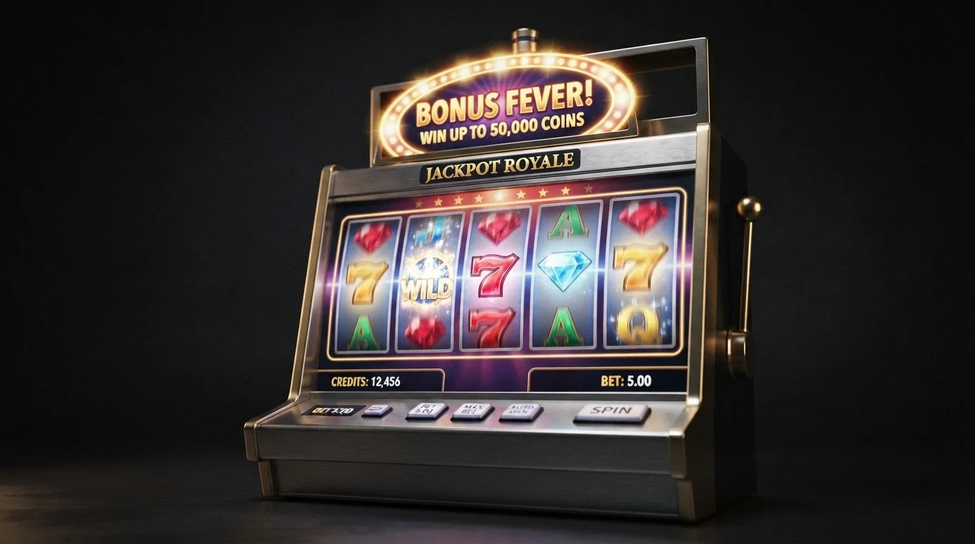 Kolaż najpopularniejszych automatów Microgaming — Immortal Romance, Thunderstruck II i Mega Moolah — z widocznymi bębnami i symbolami bonusowymi